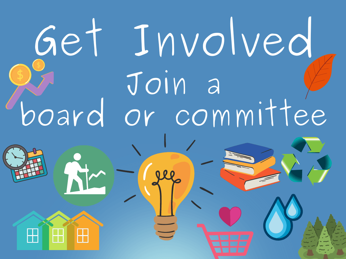 Get Involved - join a board or committee today