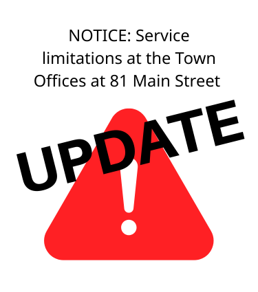 UPDATE Town Offices resume services