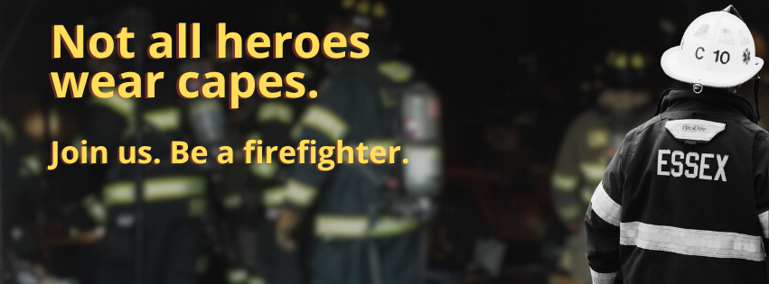 Real Heroes Don't Wear Capes - Join Us. Be a Firefighter.