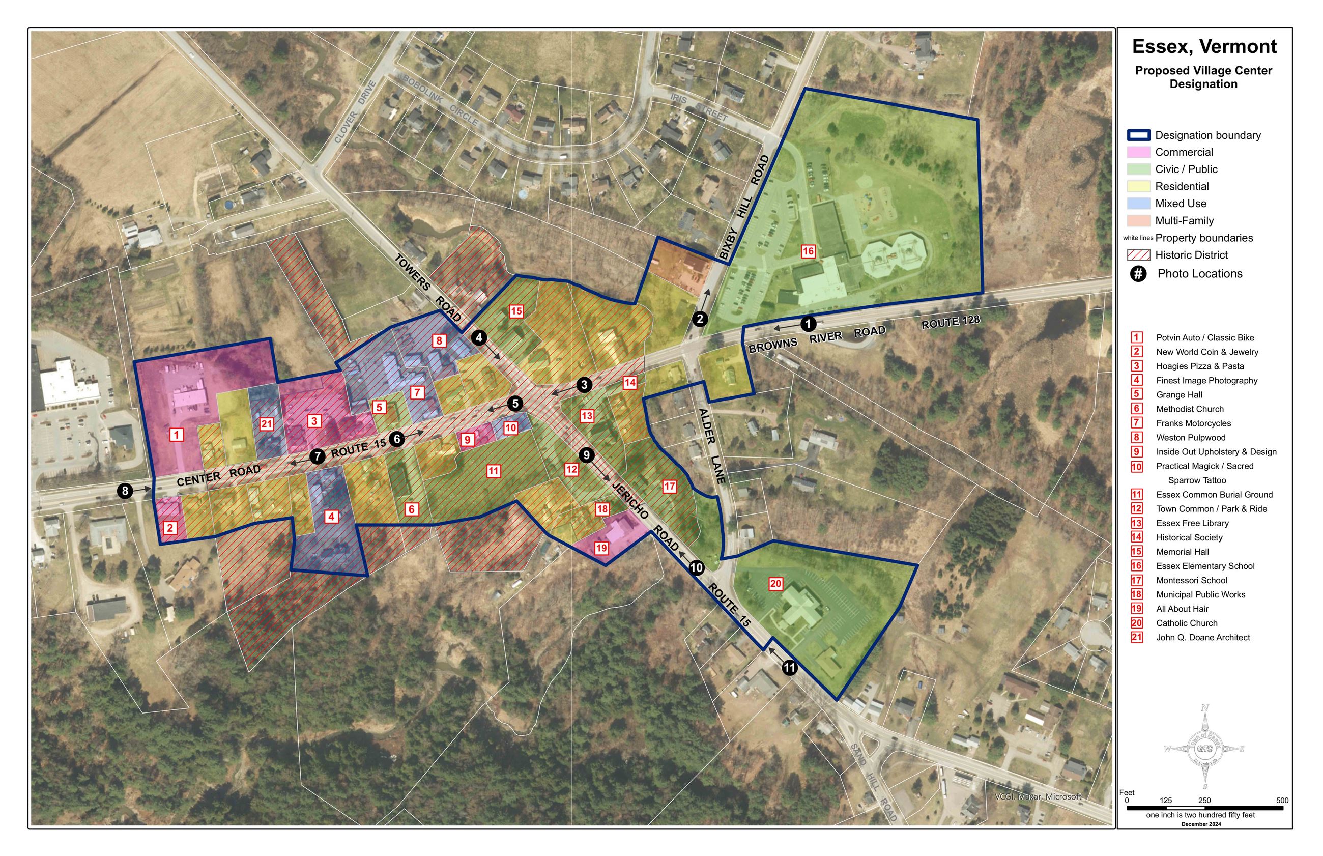 Essex Ctr District Map